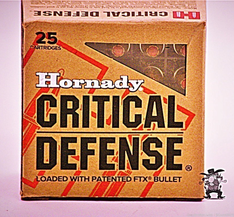 32 ACP HORNADY Critical Defense 32 Auto 60 Grain FTX® 25 Rounds-img-1