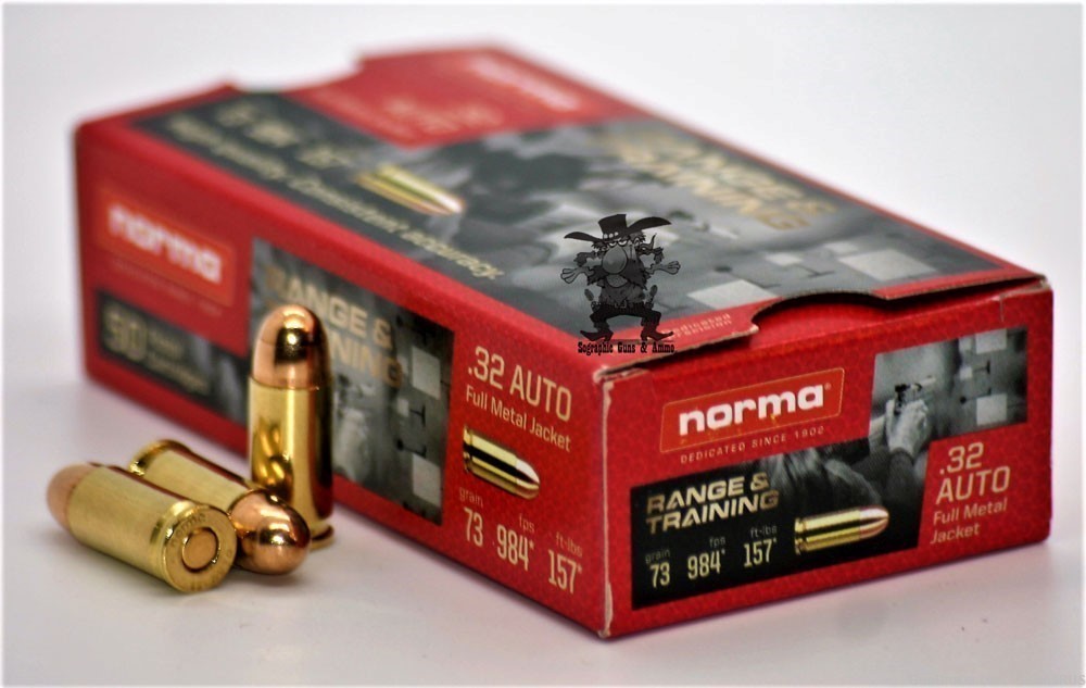 32 ACP Norma 32 Auto High Quality Consistent Accuracy  50 RDS-img-2