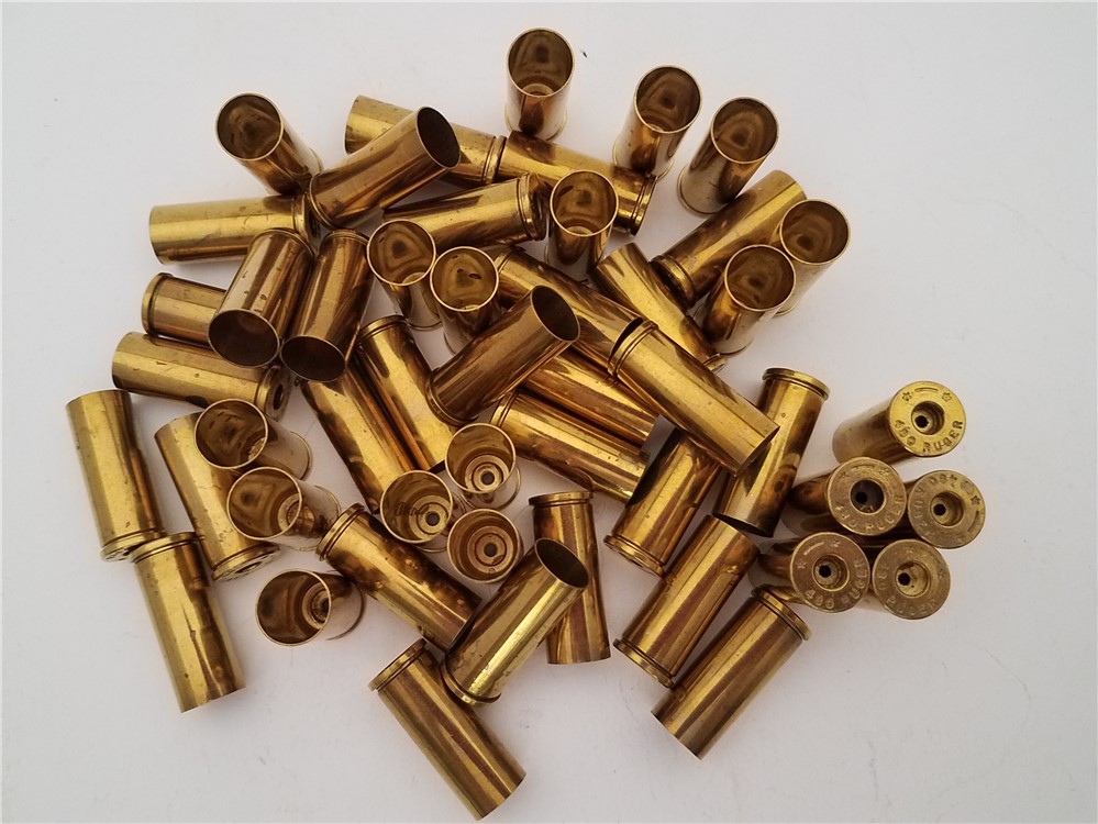49 pieces Starline .480 Ruger brass - can use in .475 Linebaugh - no CC fee-img-0
