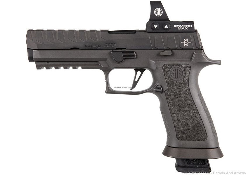 Sig Sauer 320X5-9-MAXM P320 Semi-Auto Pistol 9MM, 5" Bbl  Max Black-img-0