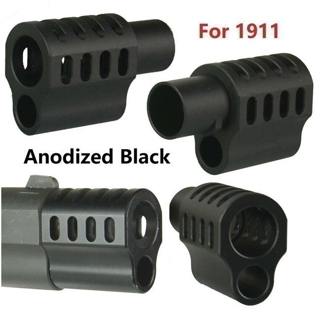 1911 .45 ACP Muzzle Brake Compensator Black-img-0