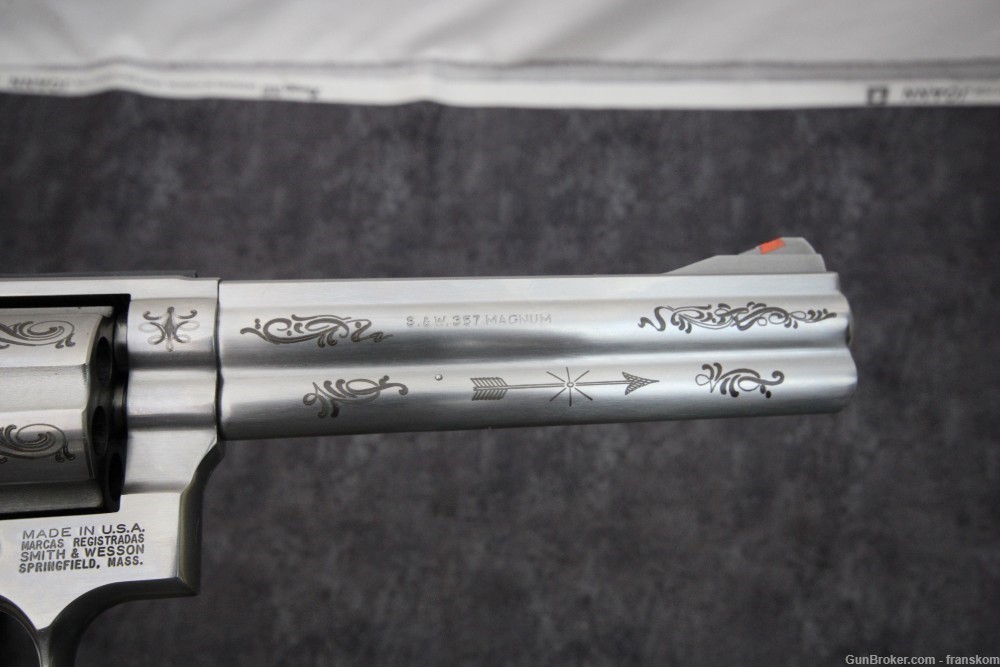 Smith & Wesson Model 686-3 in 357 Mag with 6" Barrel and Class C Engraving-img-16