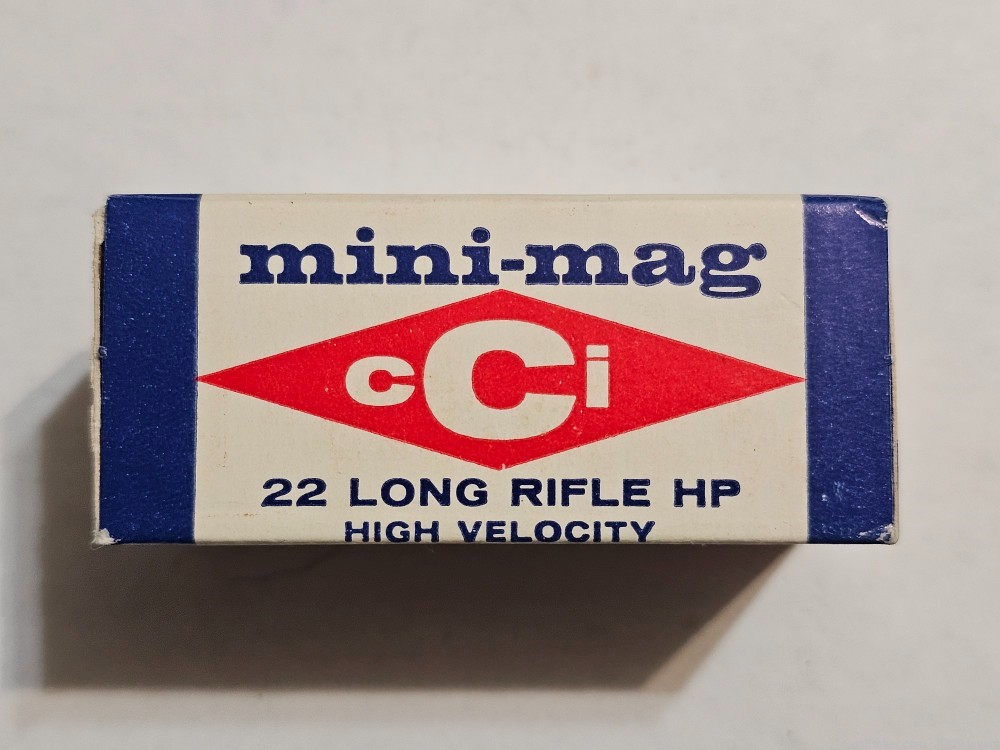 Vintage CCI 22 Long Rifle Hollow Point -img-1