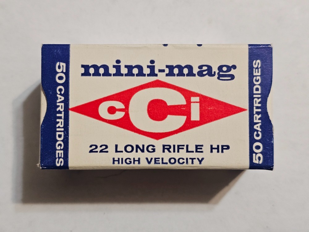 Vintage CCI 22 Long Rifle Hollow Point -img-0