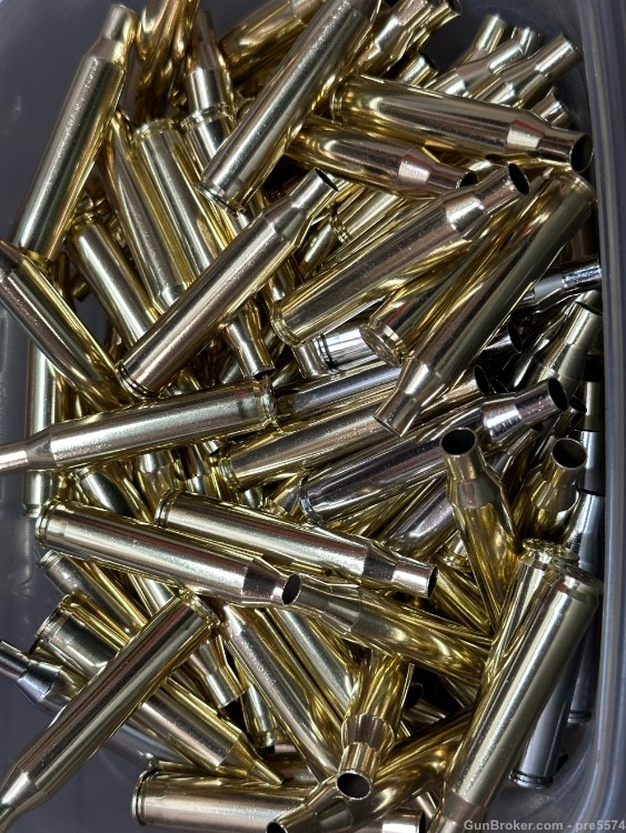 25-06 Remington brass 120 pcs mixed h/s mixed finish clean -img-0