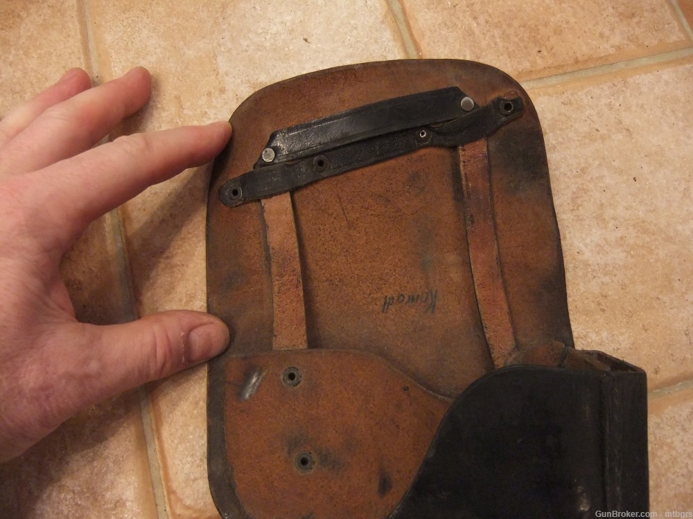 German Walther P38 / P1  Named Leather Holster. -img-4