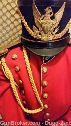 Original officer`s dress cord uniform tunic 1870`s-img-3