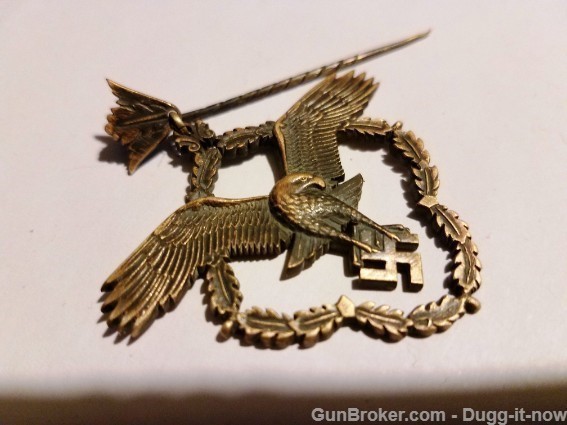 German WW2 Luftwaffe Aeronautical academy Bronze grade-img-0