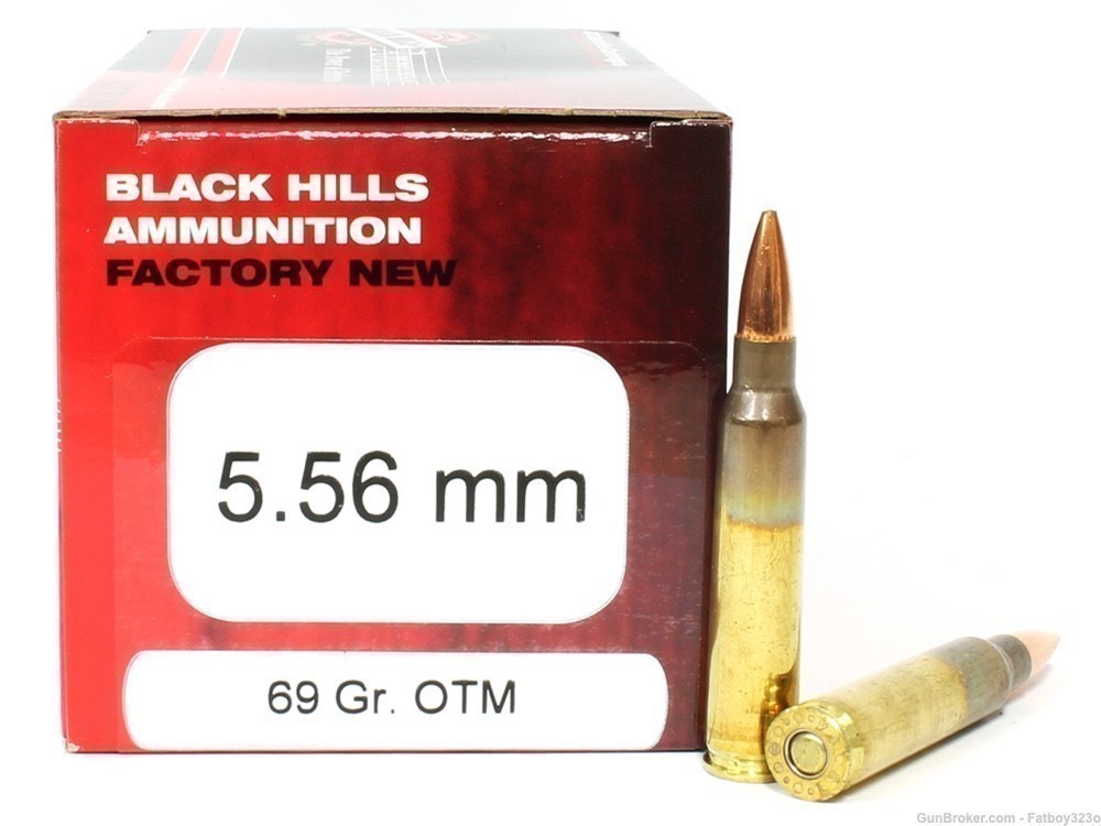 50 Rounds - Black Hills 5.56mm NATO Ammo 69 Grain OTM-img-1
