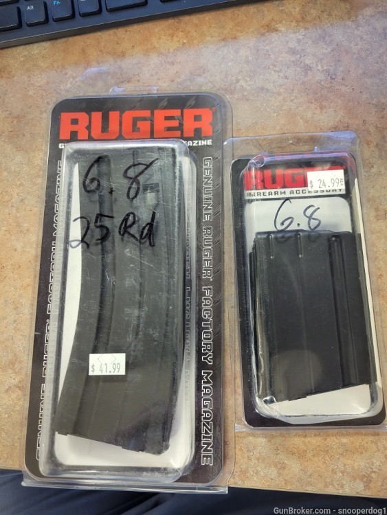 TWO Ruger AR magazines for 6.8 mm-img-0