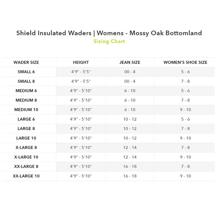 GATOR WADERS Womens Shield Insulated Mossy Oak Bottomland Waders, X-Large 6-img-4