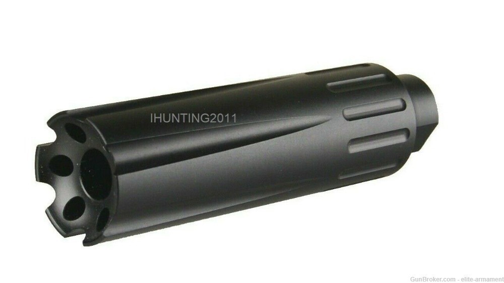 4.5" Linear Comp 1/2"x28 Muzzle Brake For 9MM Ruger PC 9-img-0