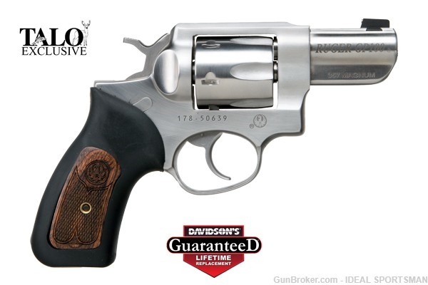 RUGER GP100 TALO EDITION 357 MAGNUM 2.5" SS 1763 BRAND NEW-img-0