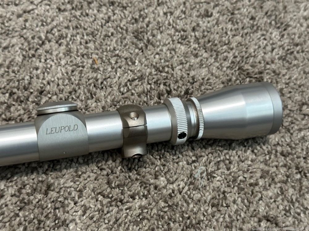 Leupold vari-x IIc 3x9 riflescope SS silver polish rare 1” tube duplex -img-1