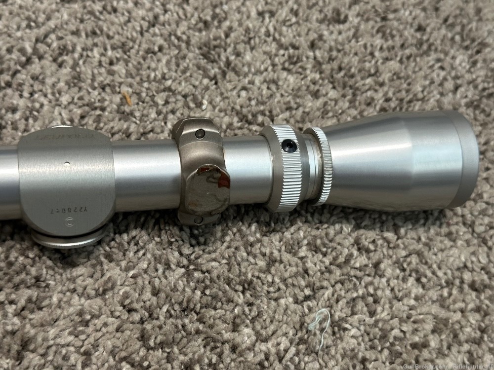 Leupold vari-x IIc 3x9 riflescope SS silver polish rare 1” tube duplex -img-3