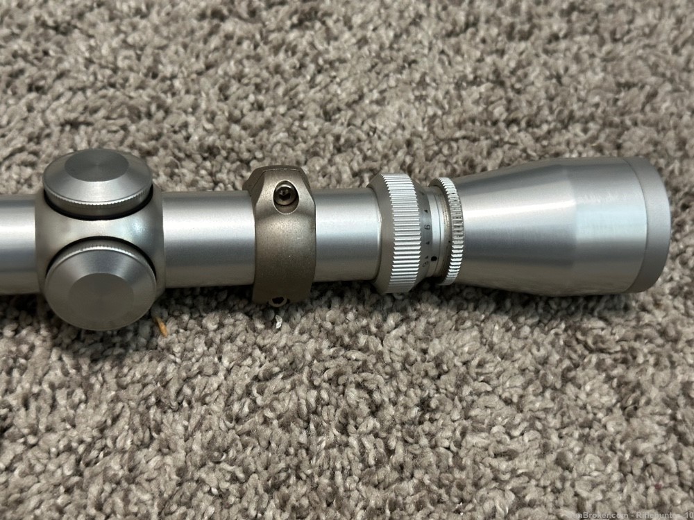 Leupold vari-x IIc 3x9 riflescope SS silver polish rare 1” tube duplex -img-5