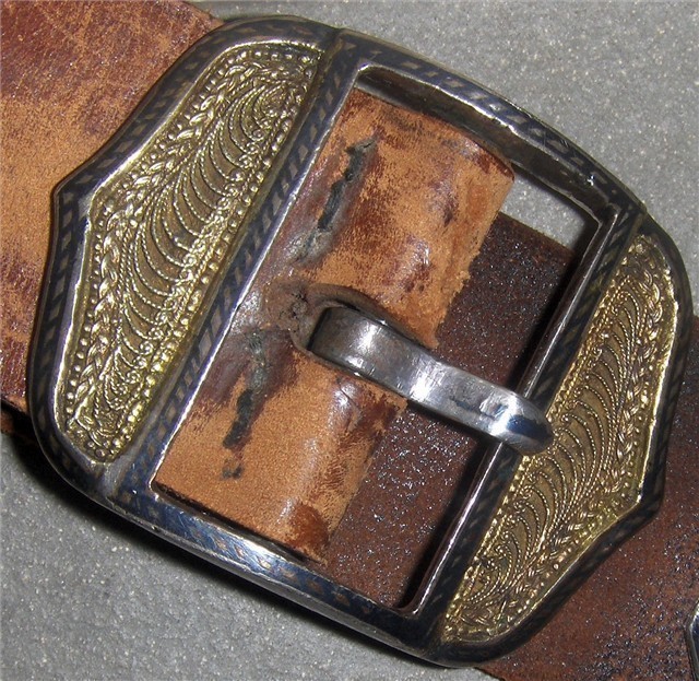 ORIGINAL Georgian belt with silver parts made by master Dzadzanidze-img-2
