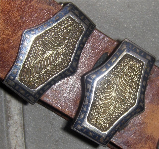 ORIGINAL Georgian belt with silver parts made by master Dzadzanidze-img-1