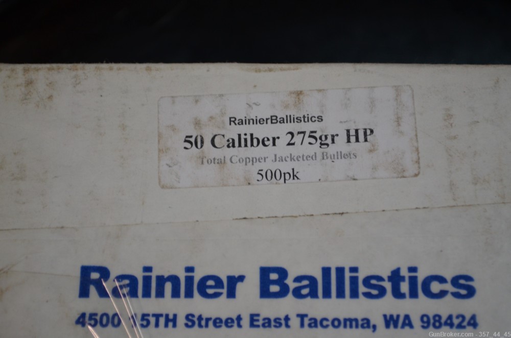 50 GI Brass Rainier Bullets Lee Reloading Dies Dillon Toolhead .50AE Bullet-img-3