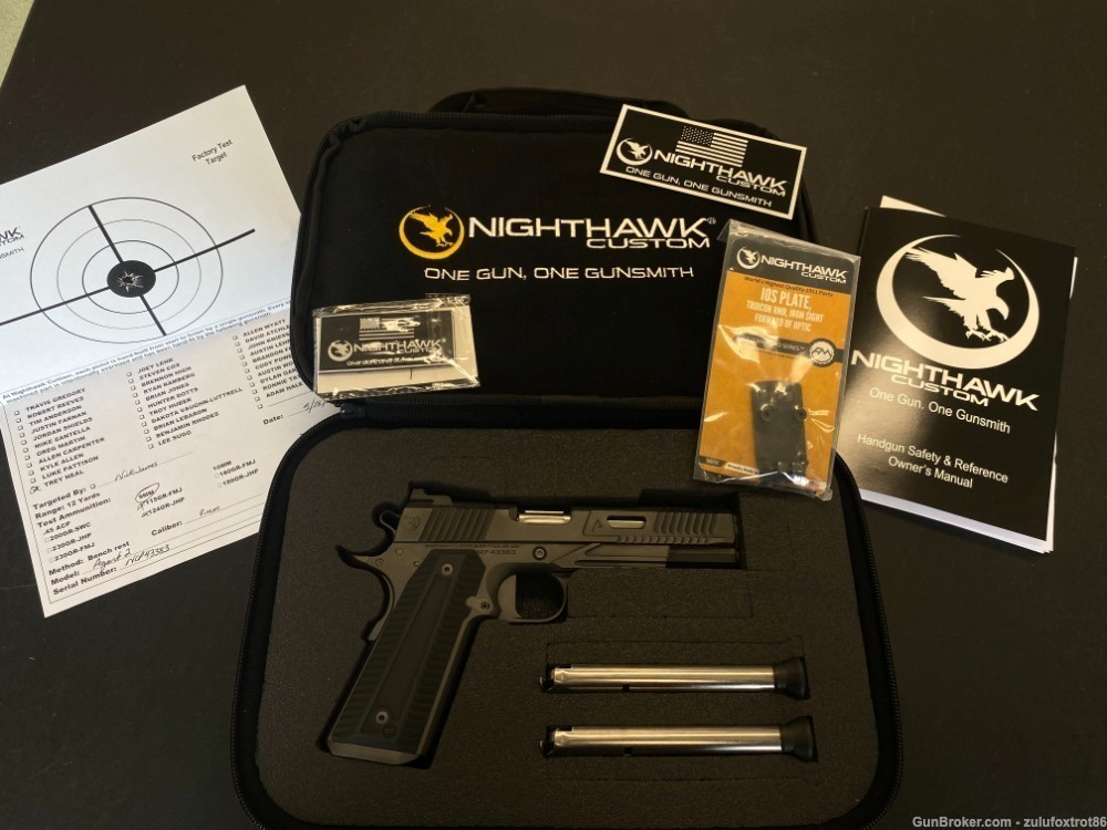 Nighthawk Custom Agent 2 9MM semi auto pistol New-img-0