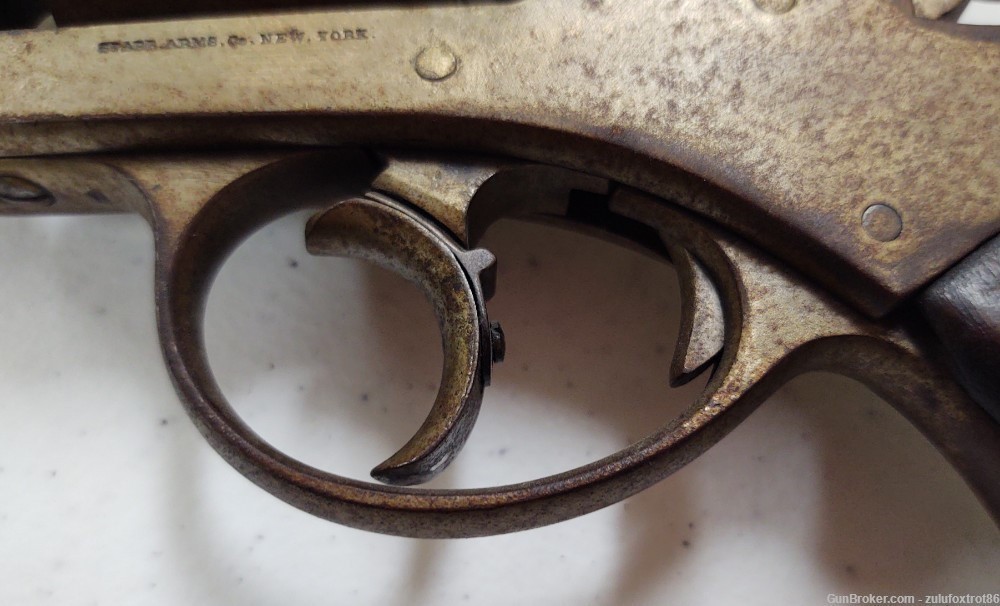 Civil War Starr 1858 Army DA Revolver US marked .44 cal Black powder Union -img-3