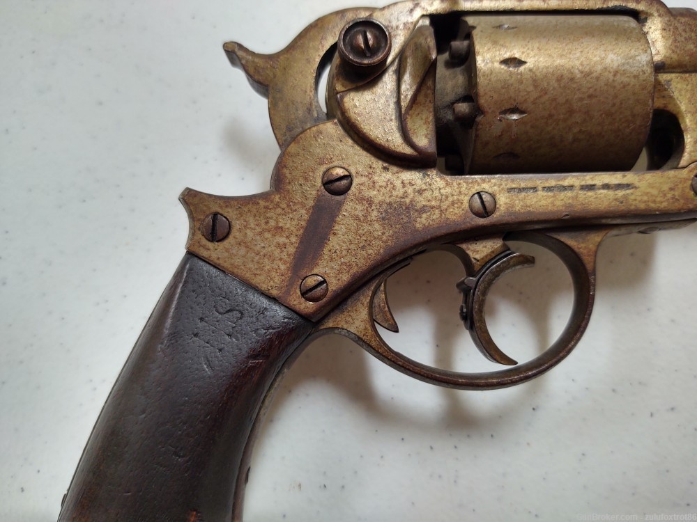 Civil War Starr 1858 Army DA Revolver US marked .44 cal Black powder Union -img-8
