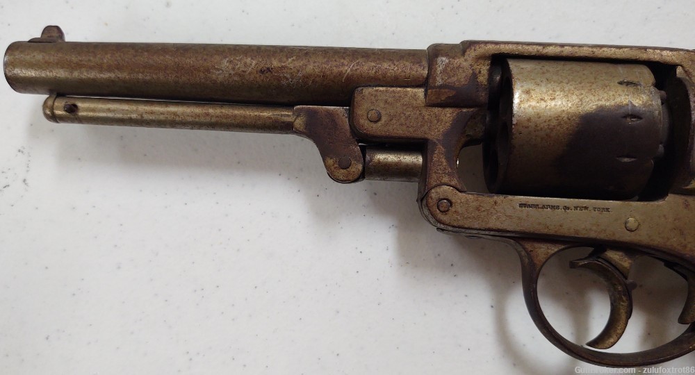 Civil War Starr 1858 Army DA Revolver US marked .44 cal Black powder Union -img-4