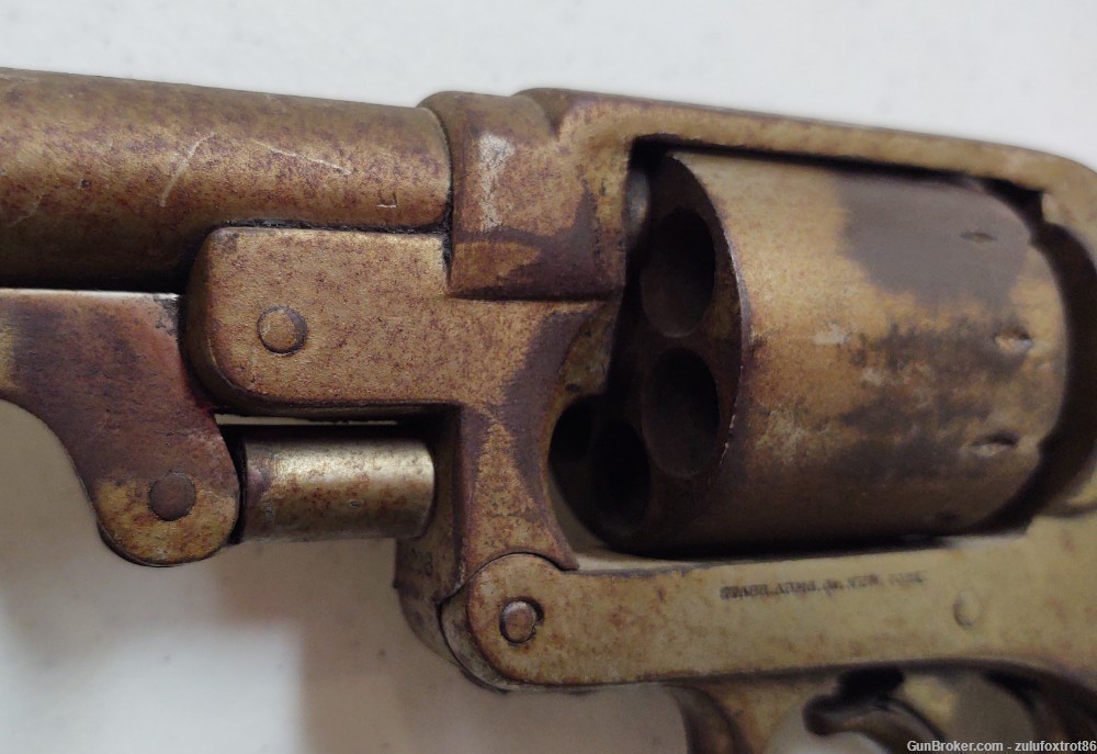 Civil War Starr 1858 Army DA Revolver US marked .44 cal Black powder Union -img-6