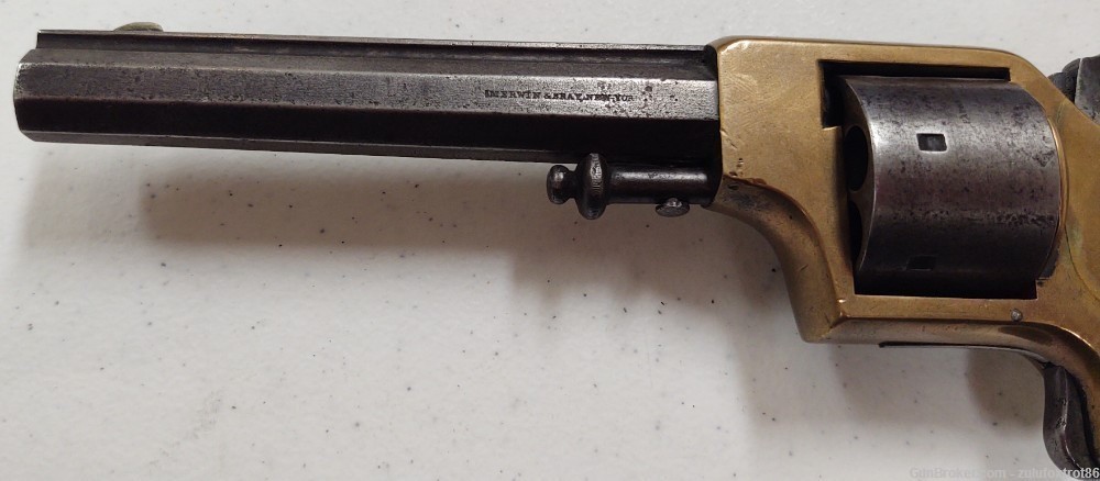 Merwin & Bray Plants Third Model Army Revolver .42 black powder antque 1860-img-9