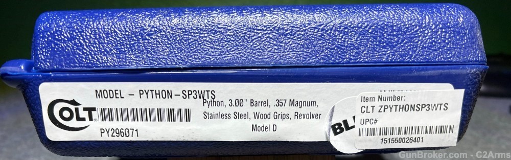 Colt Python .357 Mag New In Box - Blemish-img-2