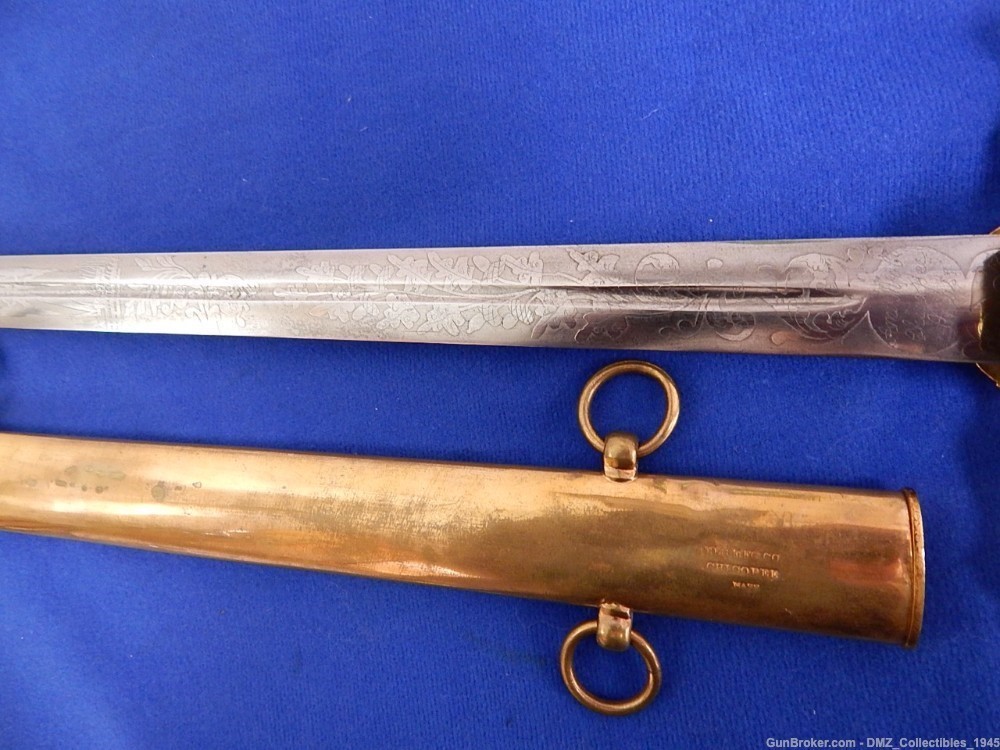 Civil War Era Knights Head Pommel Militia Sword with Sheath-img-9