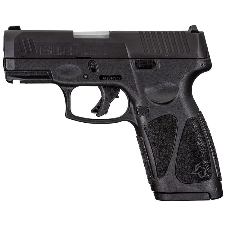 Taurus G(3)SR 9mm Bk/Bk 3.26" Non-Manual Safety Pistol w/(2)10rd Mags-img-1