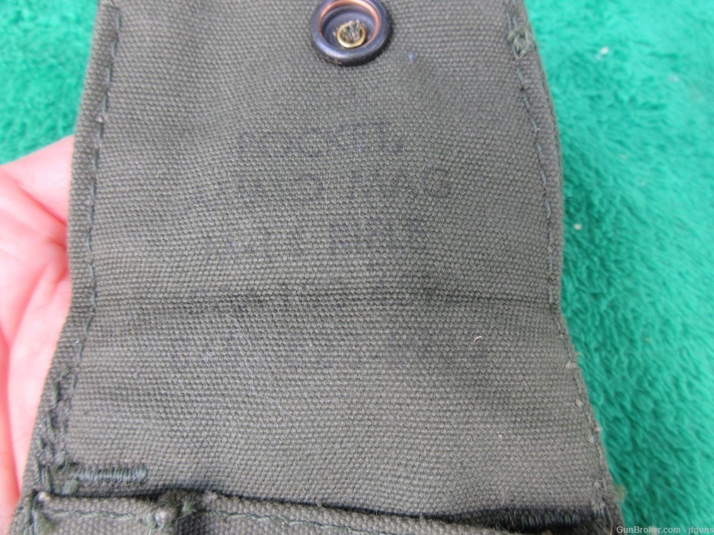 Vintage Vietnam War Era M-14 Pocket Ammo Mag Magazine Pouch DSA 100-4592  -img-4