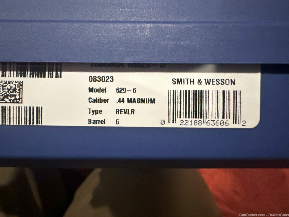 Smith & Wesson S&W 629 44 MAG 6" 6-RD REVOLVER w/ Trijicon Reflex Optic-img-6