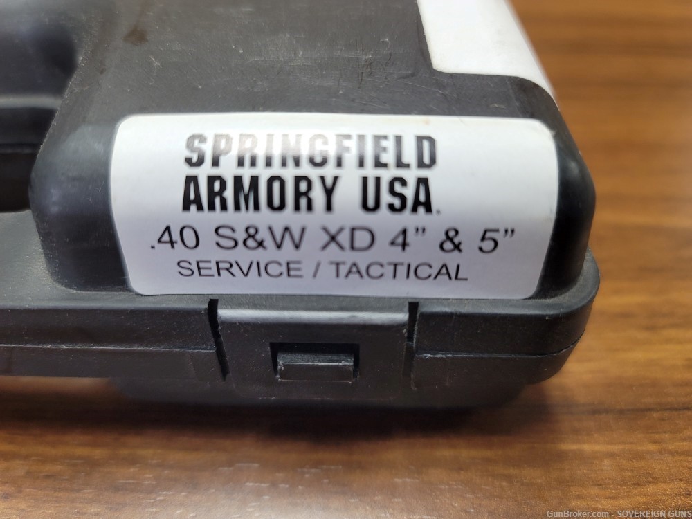 Springfield Armory USA .40 S&W XD Service/Tactical Hard Case (EMPTY) USED-img-1