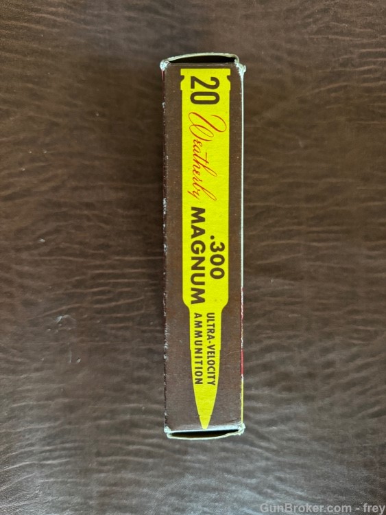 300 WBY  mag 180 Gr SP. 20 Rnds ( EARLY Tiger Box,Ammo )  Excellent -img-3
