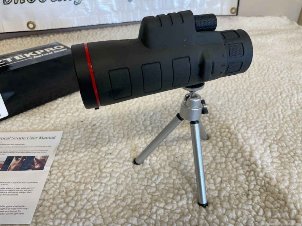 Tactical Spotting Scope on Tripod + for iPad, iPhone, or Android (NEW)-img-3
