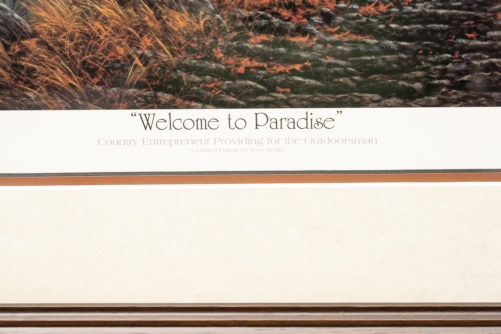 Terry Redlin "Welcome to Paradise" Framed Print * LIMITED EDITION * SIGNED-img-4