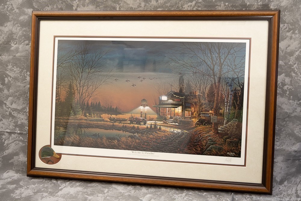 Terry Redlin "Welcome to Paradise" Framed Print * LIMITED EDITION * SIGNED-img-0
