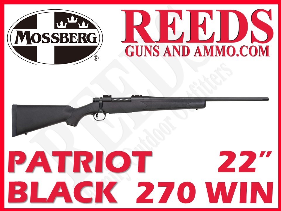 Mossberg Patriot Synthetic Black 270 Win 22in 27884-img-0