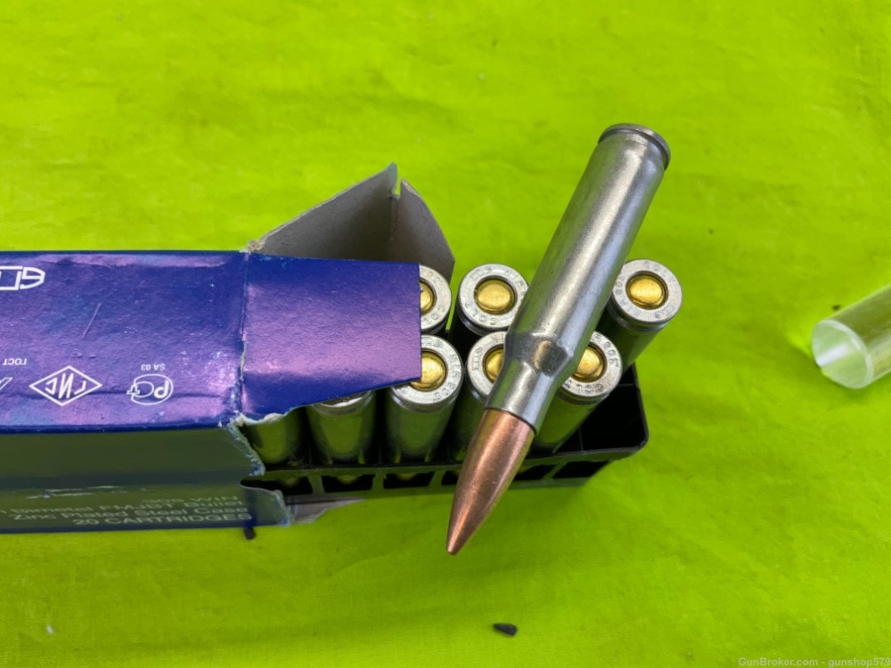 Colt 7.62x51 NATO 308 168 FMJ BT Match Competition Collectible 20 Rounds-img-4