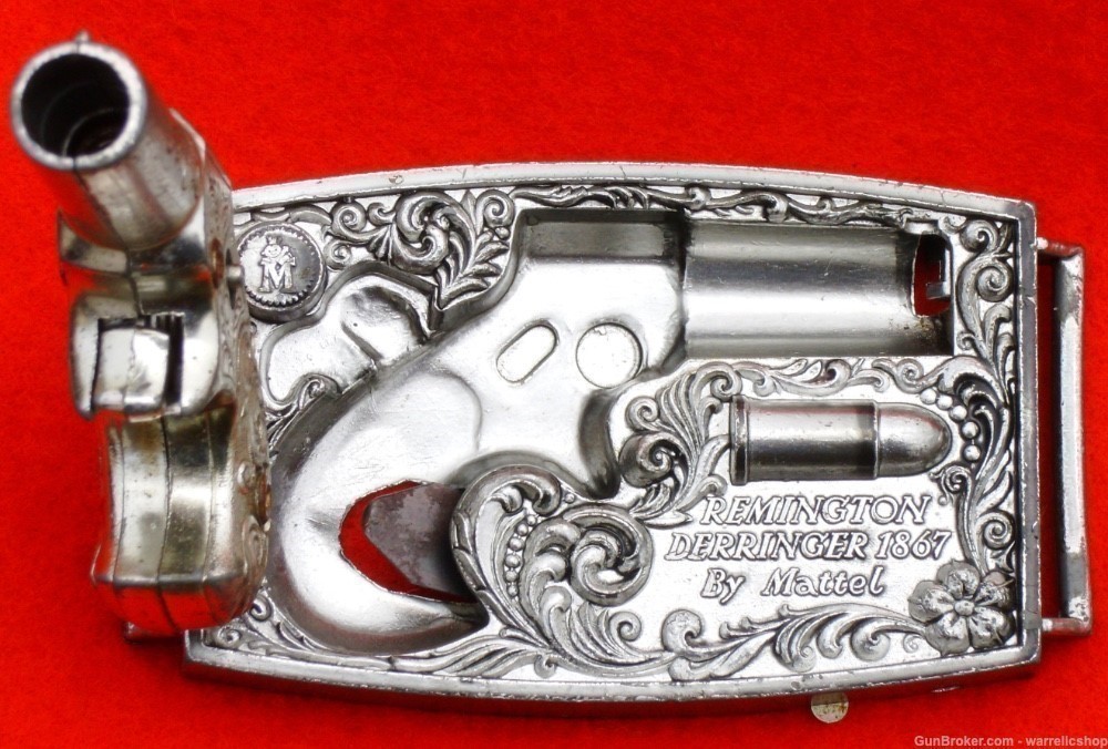 Mattel Remington toy belt buckle-img-2
