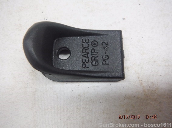 Glock 42 Magazine Grip Extension Made by Pearce-img-2