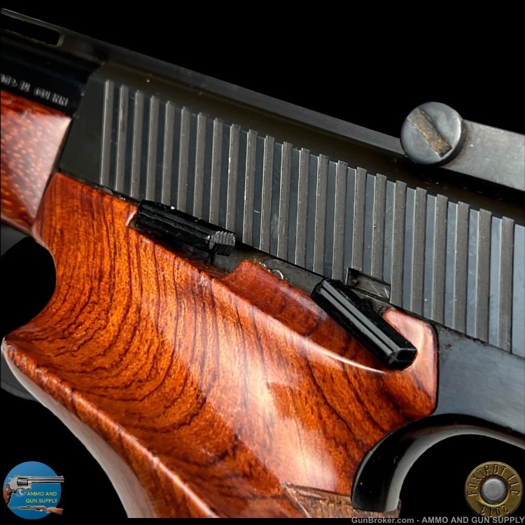 Fn Browning Medalist Model 22 Lr Target Pistol 1963 Target Grips Forend Semi Auto Pistols 8553