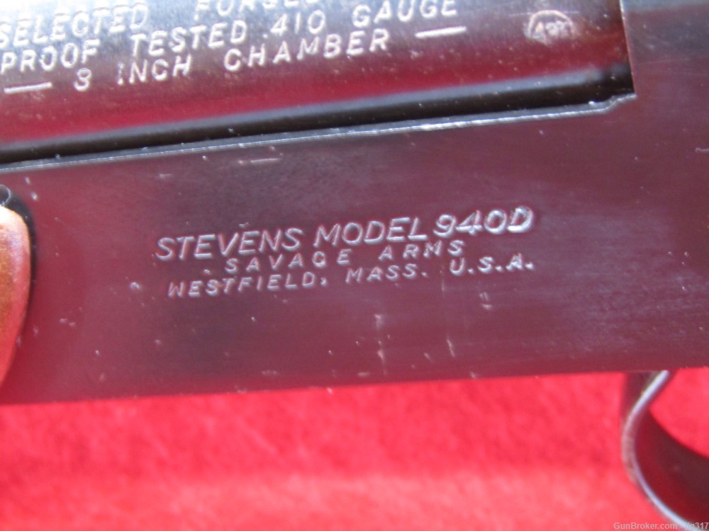 Savage Arms Stevens 9800 410 GA Top Break Single Shot Shotgun C&R Okay-img-16