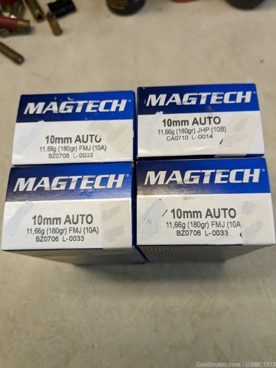 Magtech 10mm, 50 rds. JHP, 150 rds. FMJ, free shipping-img-0