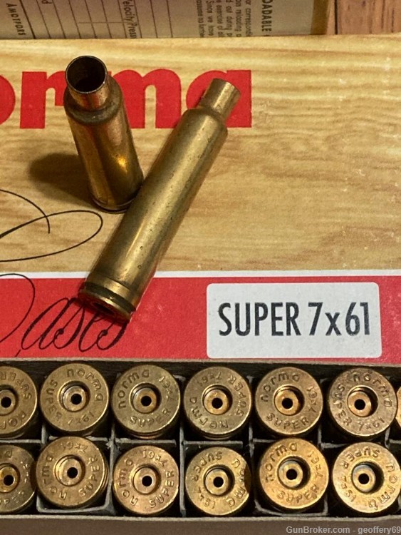 Super 7x61 Brass Rifle Cases Norma 60 pcs NEW UNPRIMED 847-img-3