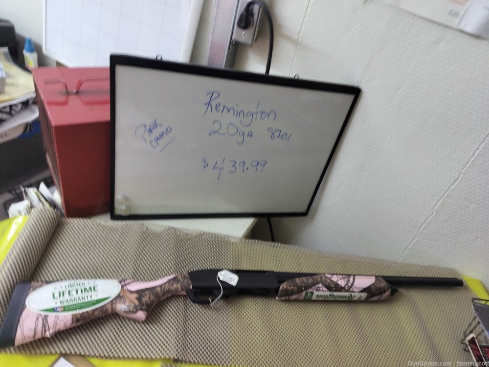 Remington 870x 20Ga Pink Camo -img-2