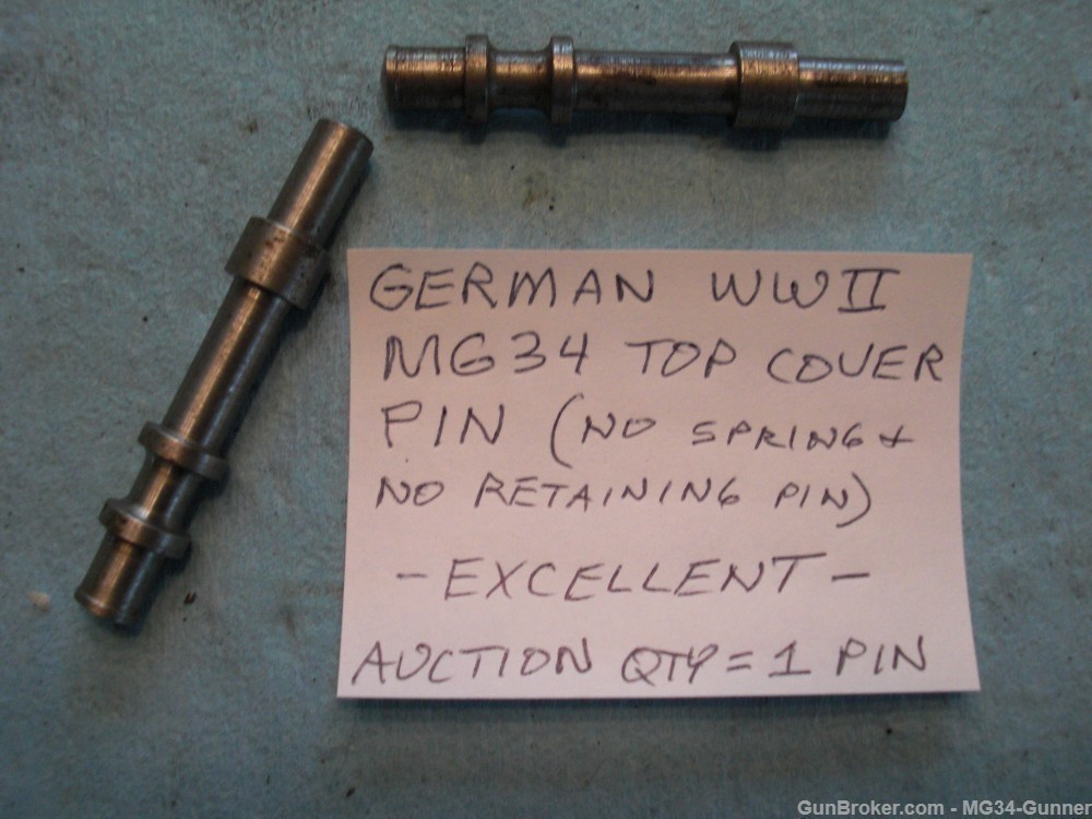 German WWII MG34 Top Cover Pin - Auction Qty = 1 Pin-img-1