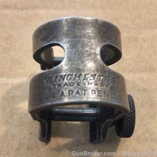 Winchester Early Model scope rings. Marked.-img-5